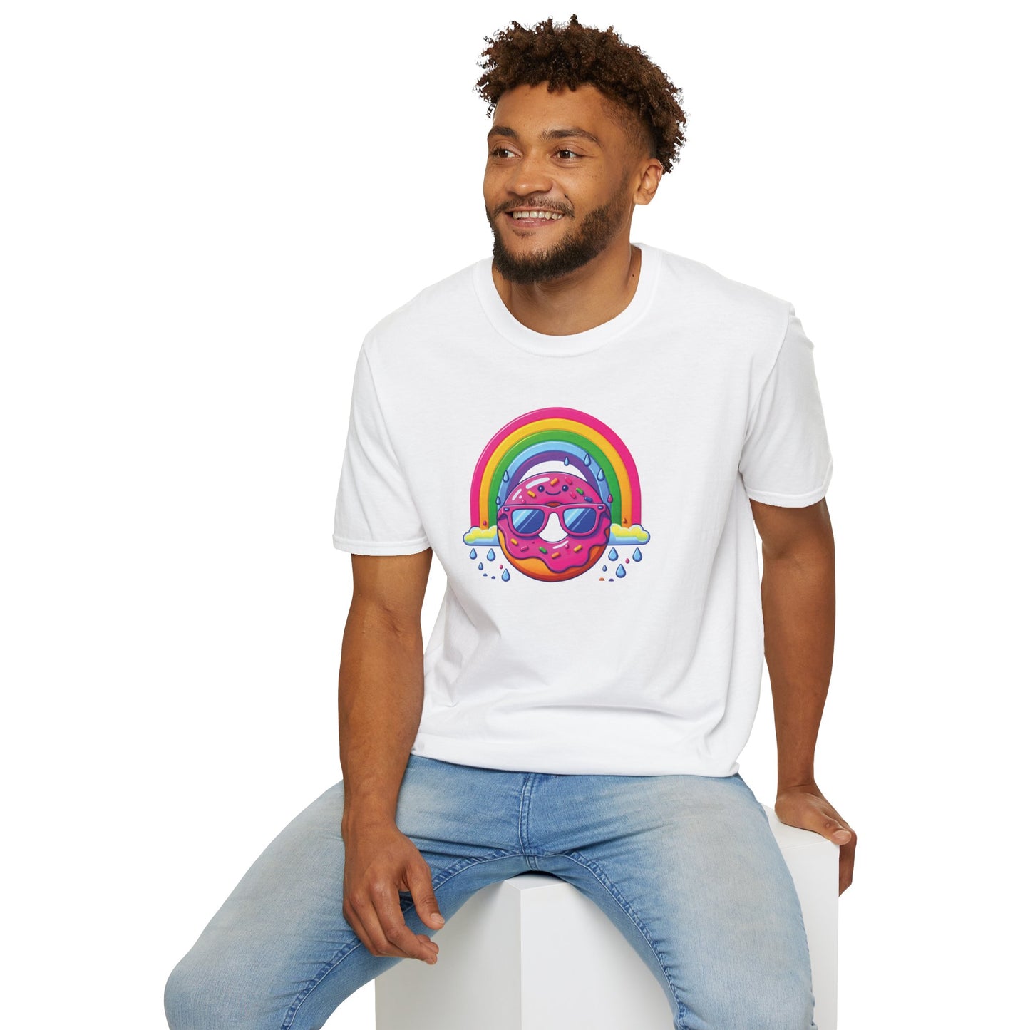 Donut & Rainbow Shirt - Front Print