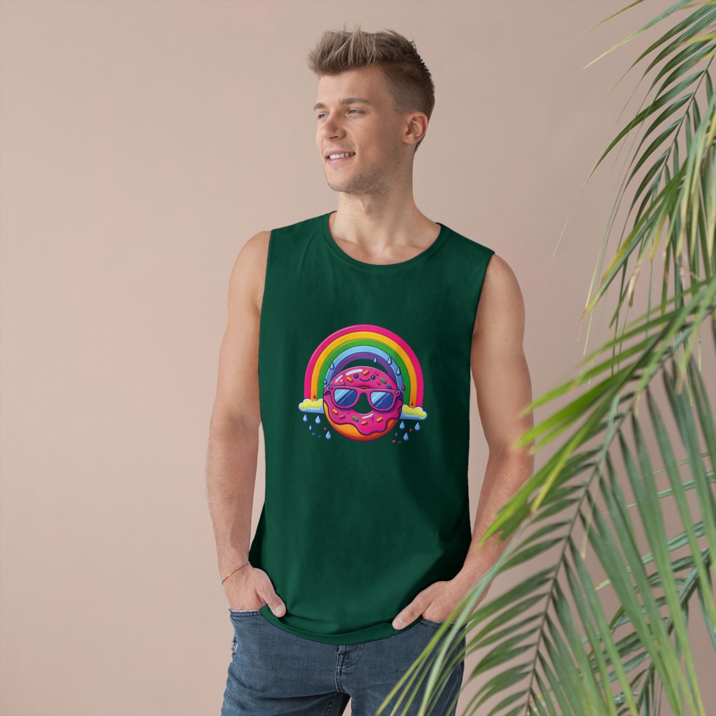 Donut & Rainbow Tank Top