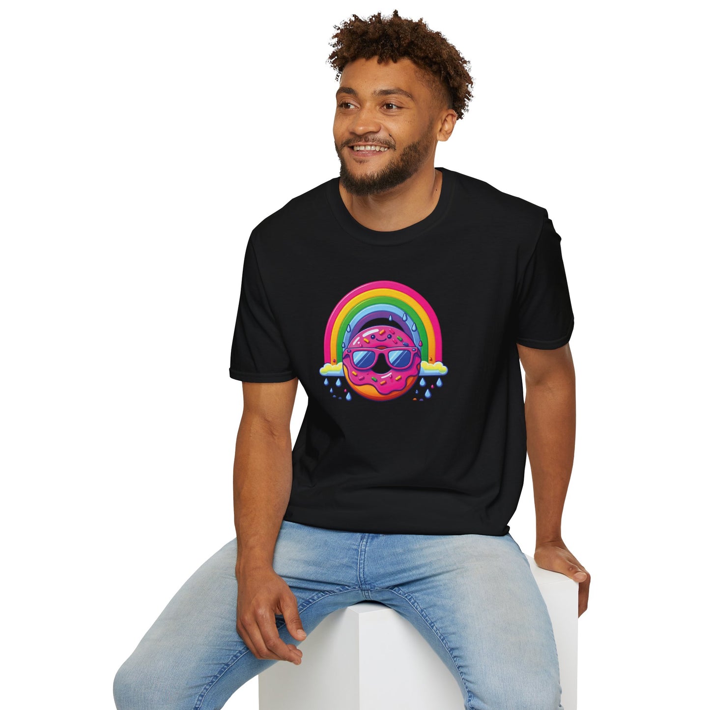 Donut & Rainbow Shirt - Front Print