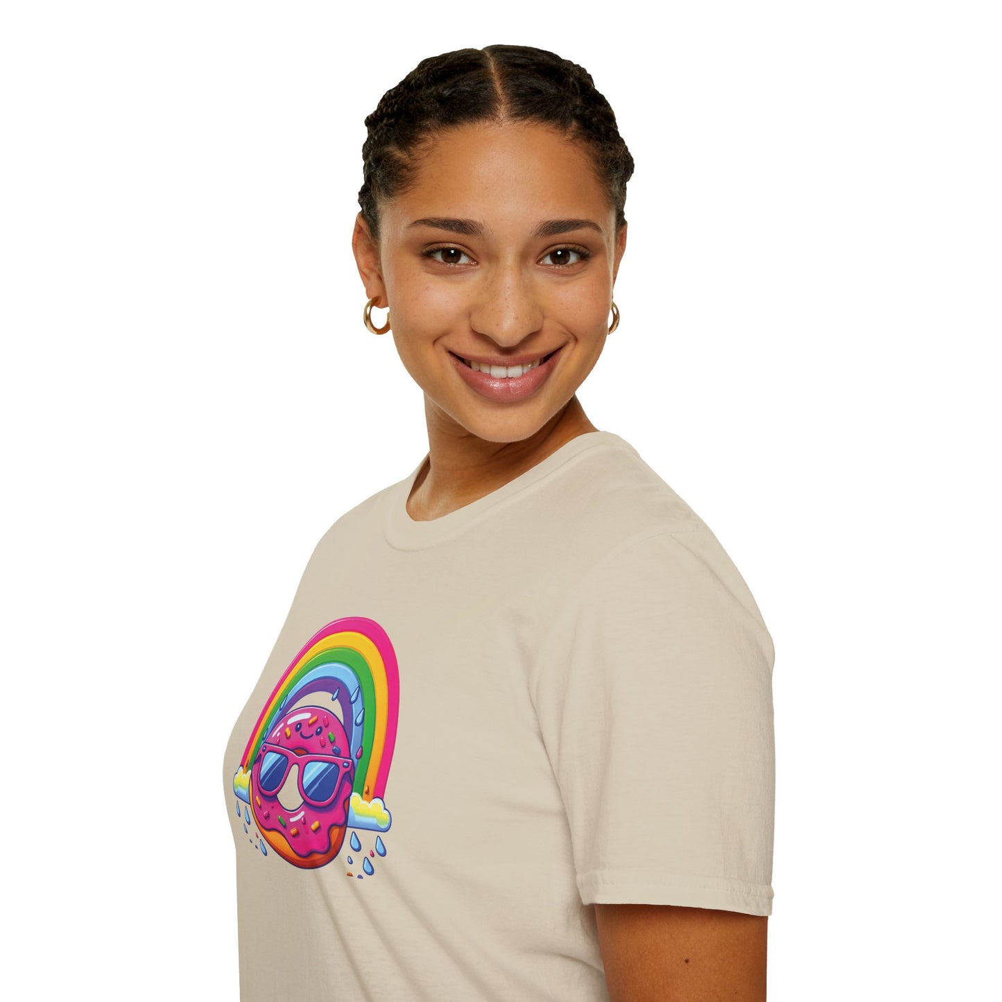 Donut & Rainbow Shirt - Front Print