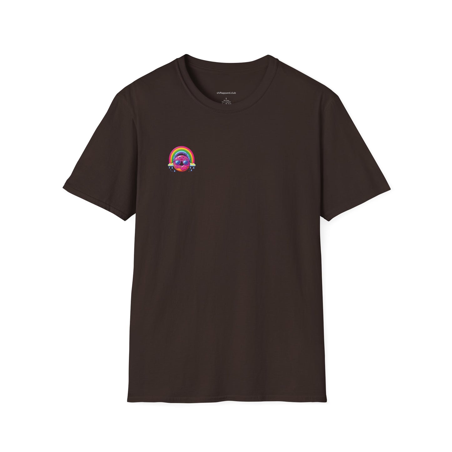 Donut & Rainbow Shirt - Pocket Print