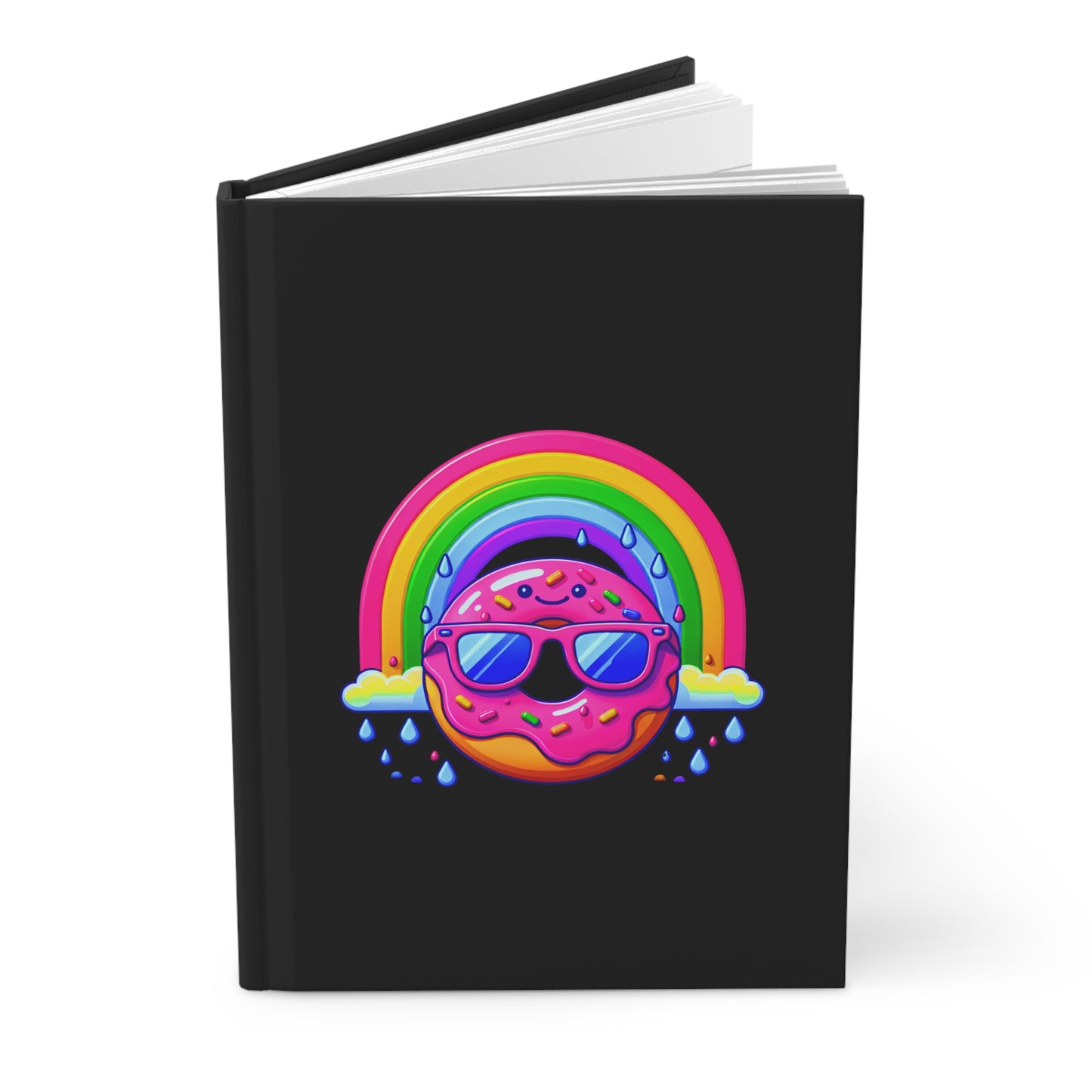Donut & Rainbow Journal Black
