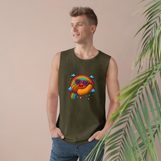 Hot Dog & Rainbow Tank Top
