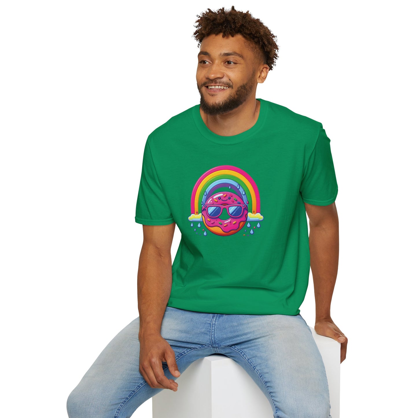 Donut & Rainbow Shirt - Front Print