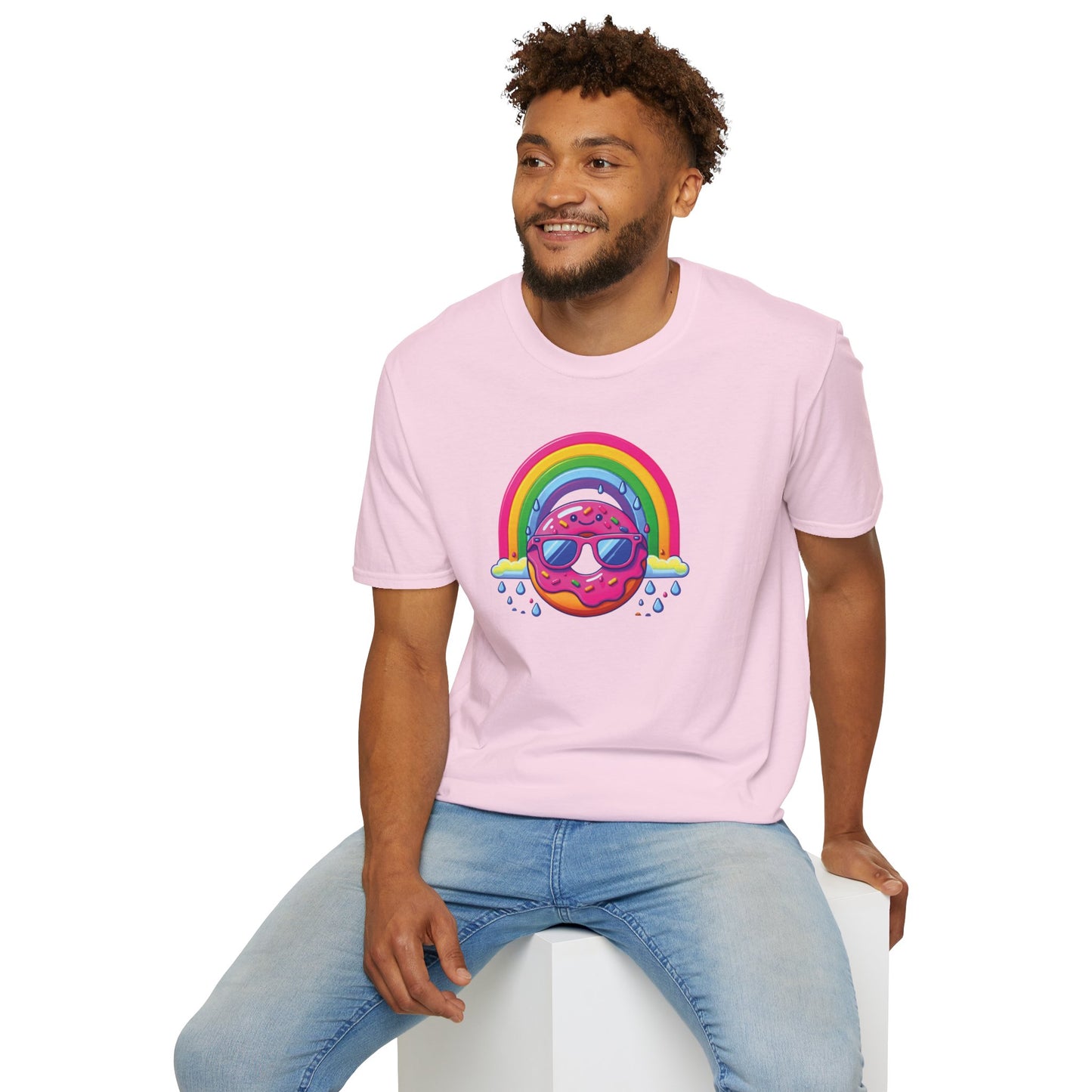 Donut & Rainbow Shirt - Front Print