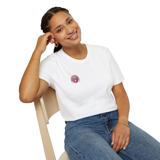 Donut & Rainbow Shirt - Pocket Print