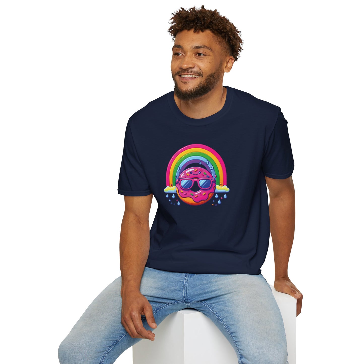 Donut & Rainbow Shirt - Front Print