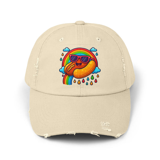 Hot Dog & Rainbow Cap