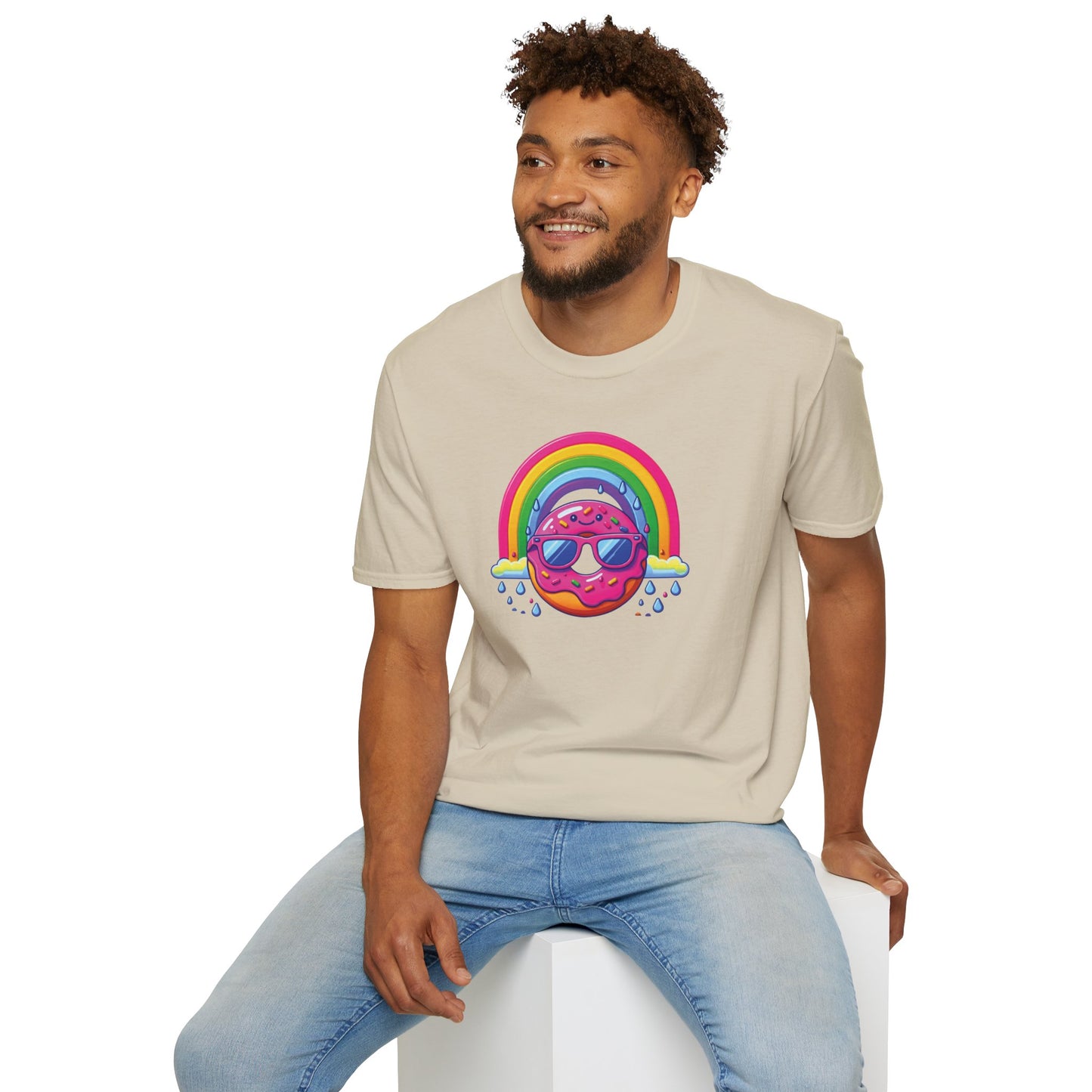 Donut & Rainbow Shirt - Front Print