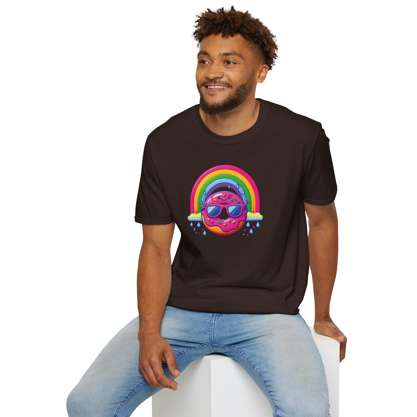 Donut & Rainbow Shirt - Front Print