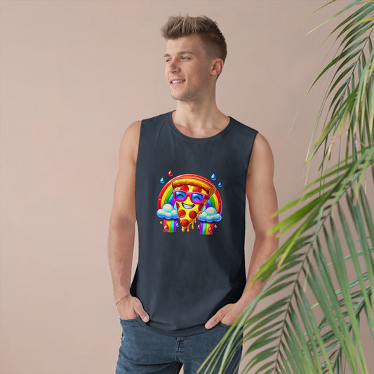 Pizza & Rainbow Tank Top