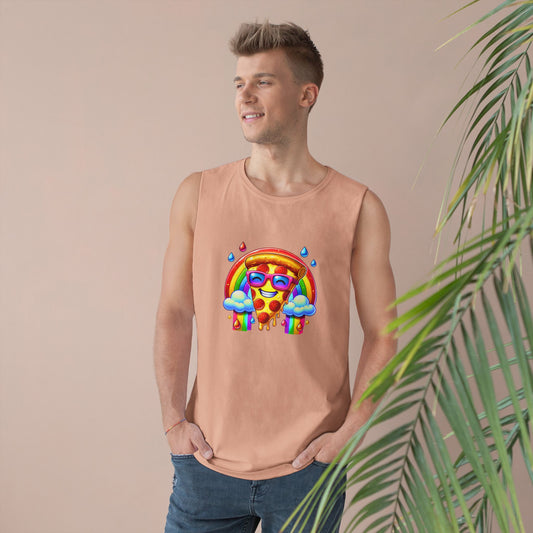 Pizza & Rainbow Tank Top