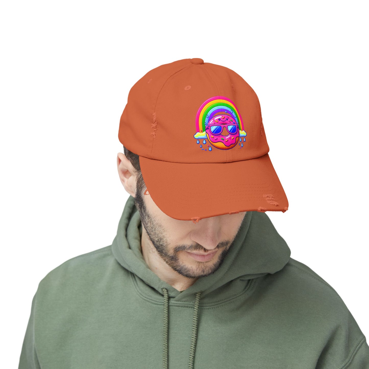 Donut & Rainbow Cap