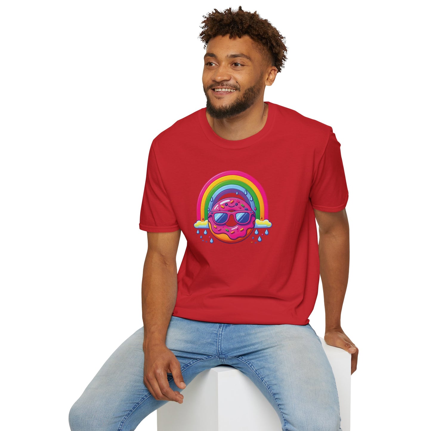 Donut & Rainbow Shirt - Front Print