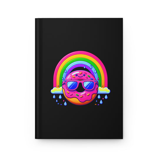 Donut & Rainbow Journal Black