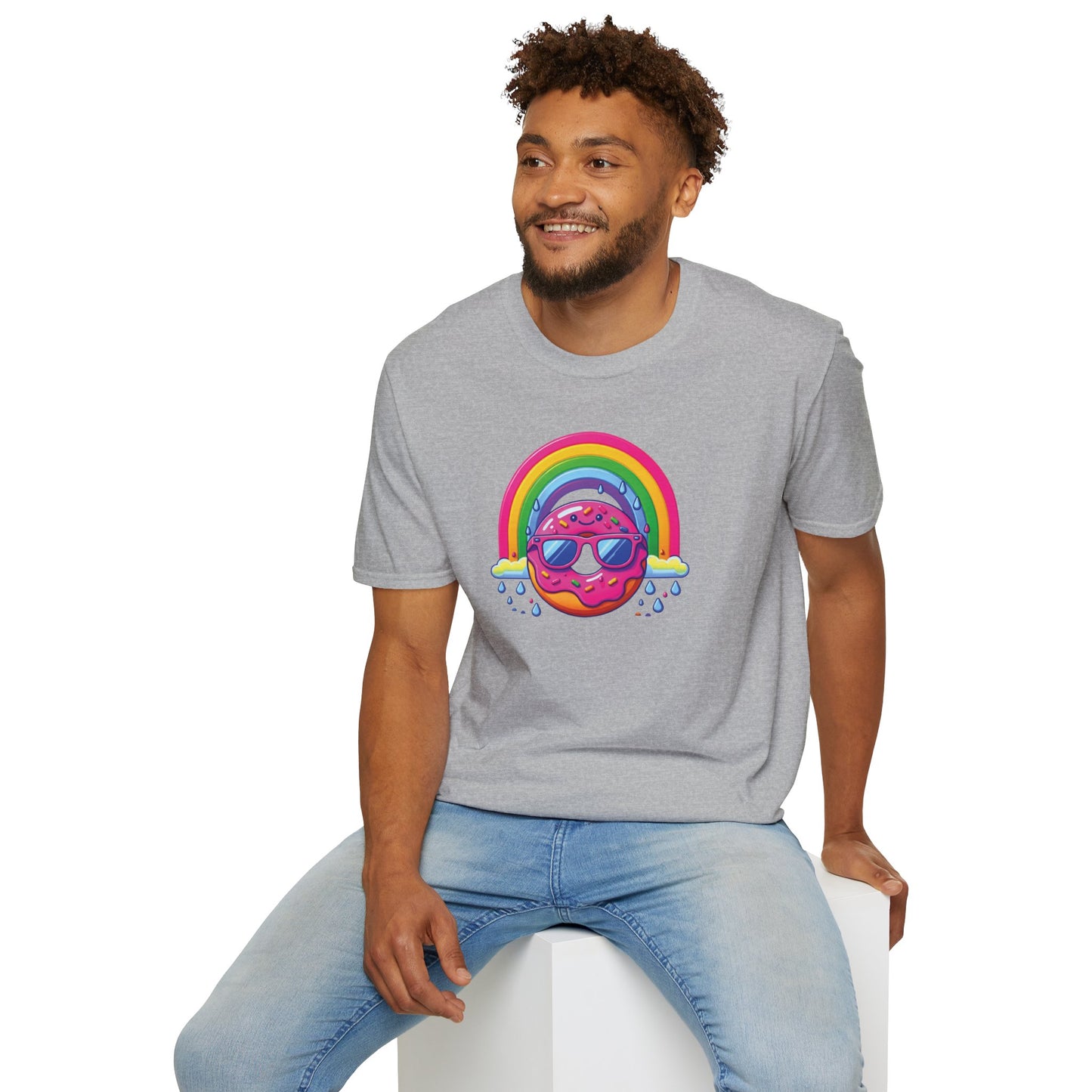 Donut & Rainbow Shirt - Front Print