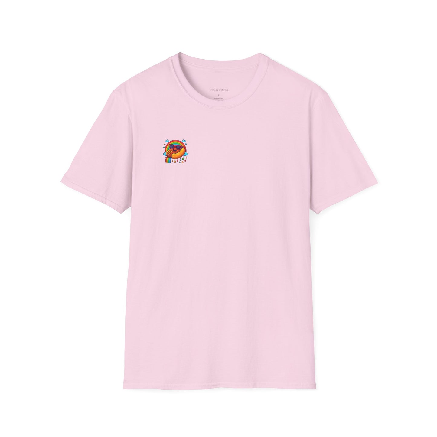 Hot Dog & Rainbow Shirt - Pocket Print