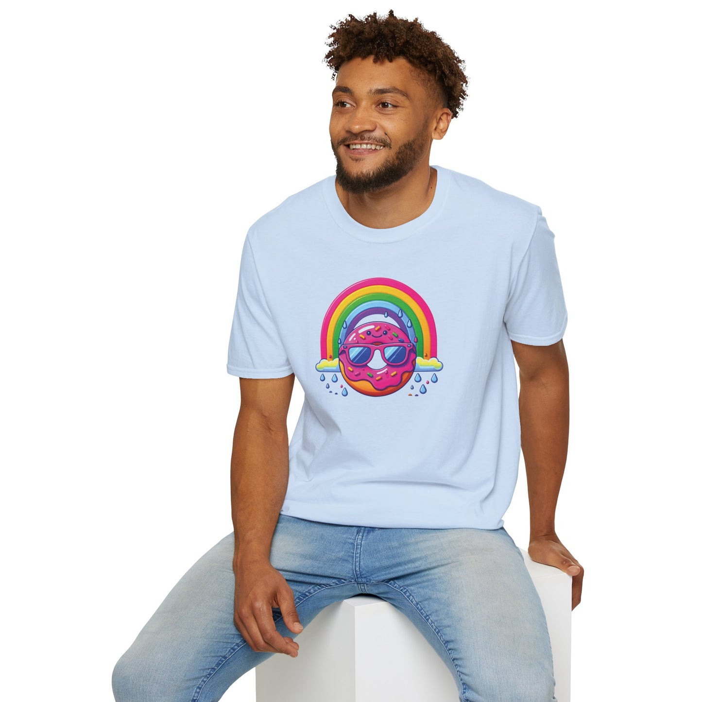 Donut & Rainbow Shirt - Front Print