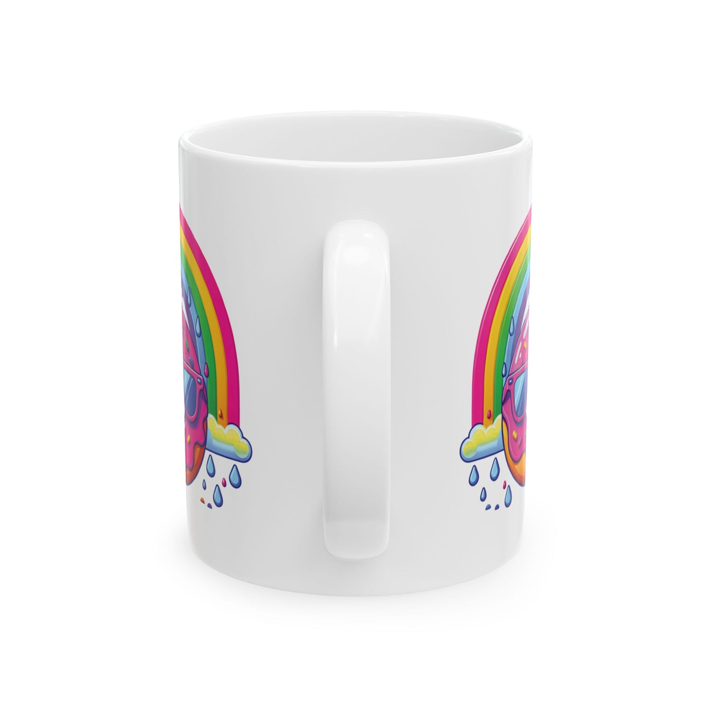 Donut & Rainbow Coffee Mug