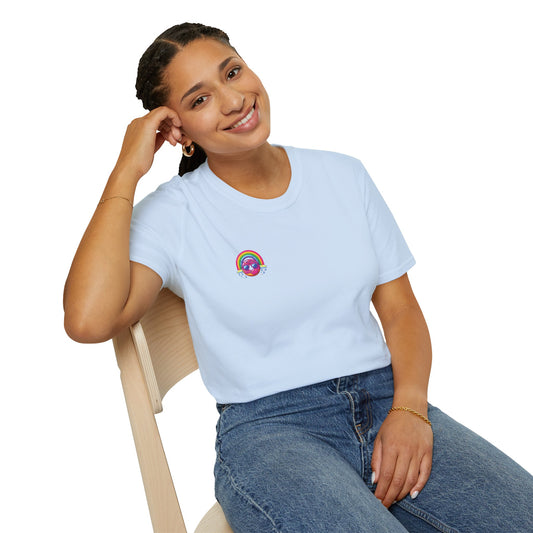 Donut & Rainbow Shirt - Pocket Print