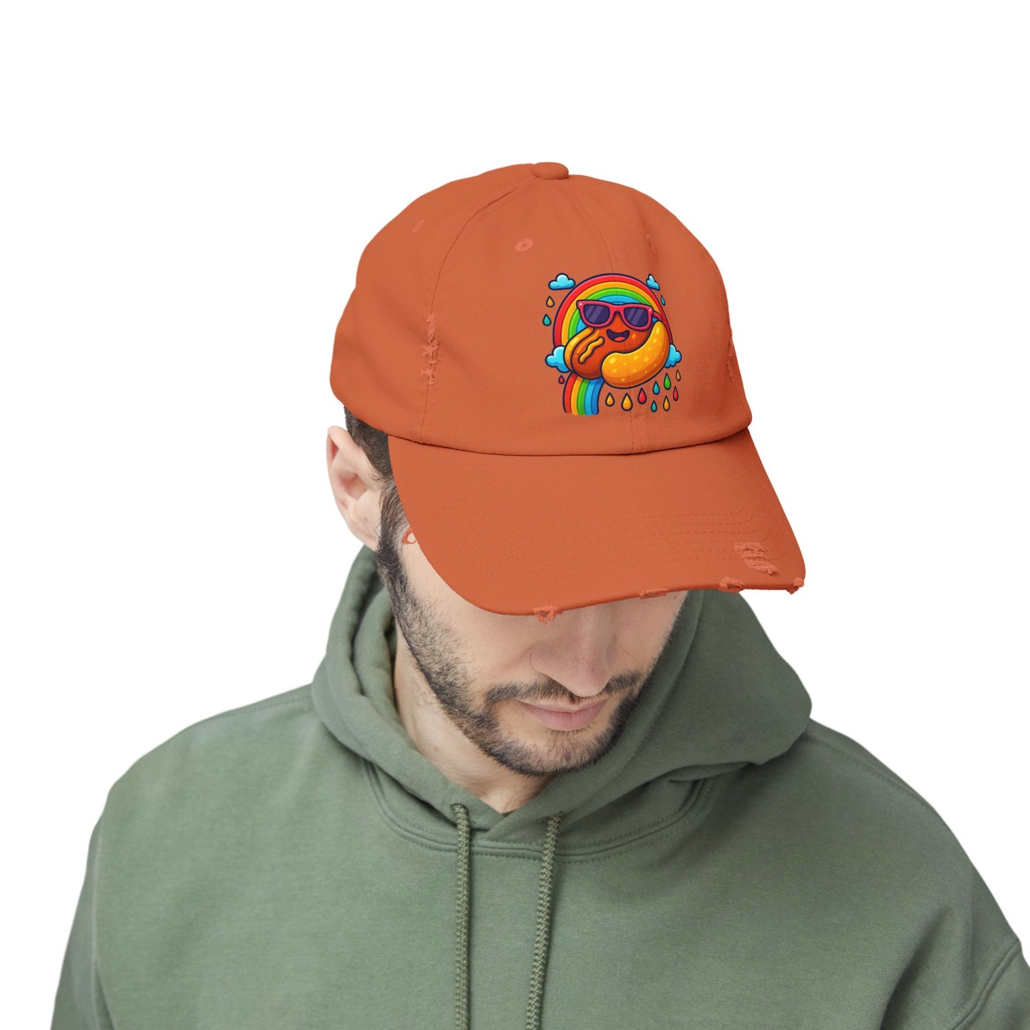 Hot Dog & Rainbow Cap